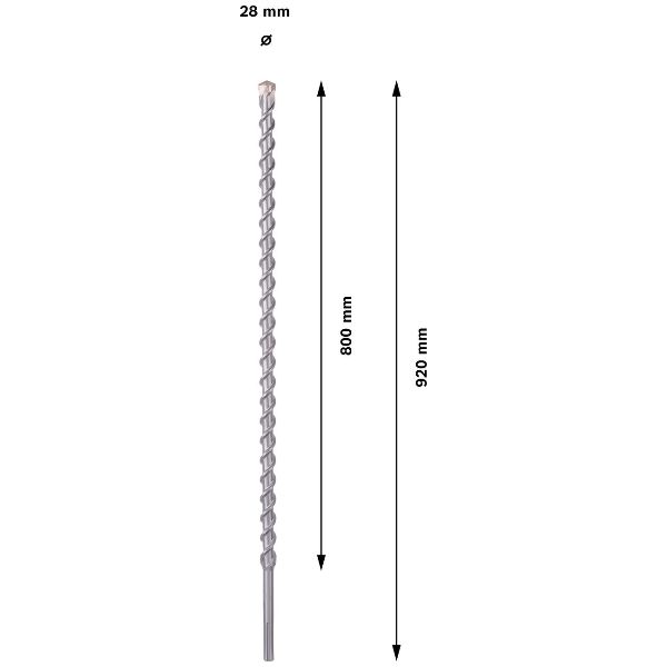 BOSCH PRO SDS Max-9 Stone Drill, 28x800x920