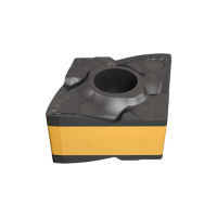 CNMX 120708-M4MW IC6025 Doppelseitige, rhombische 80°-Wendeschneidplatte mit helikaler Schneidkante für hohe Abspanraten bei der Bearbeitung von rostbeständigem Stahl