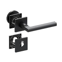 Qolibri Pullbloc® ultra Wechselgarnitur 1025 Quadratrosetten Black satin
