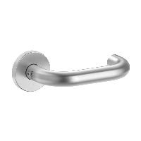 Glutz Türdrücker Topaz 30.010 Edelstahl matt 135x67mm Ø20mm