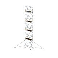 Rulletårn SG 0,75 x 1,80 m med stabilisatorer Platformshøjde 8,39 m