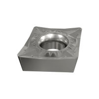 CCGT 120408-AF IC20 Positive, rhombische 80°-Drehwendeschneidplatten mit 7° Freiwinkel, hoch positivem Spanwinkel und scharfer Schneidkante für die Bearbeitung von Aluminium