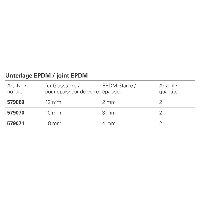 Clamp fastening for round tube 3 without EPDM base