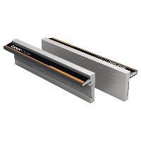 Pair of magnetic vice jaws Aluminium, smooth, standard