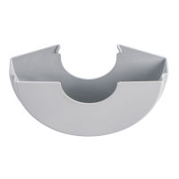 Trennschleif-Schutzhaube 125 mm, halbgeschlossen, WEF 15-125 Quick, WEVF 10-125 Quick
