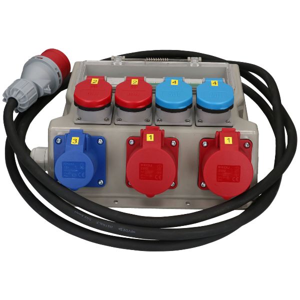 distributeur de courant 400V IP55/44 16A