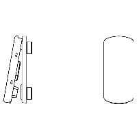 maco Rosette mit Abdeckkappe Harmony