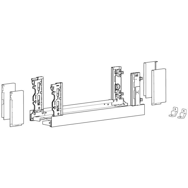 Hettich Inlay Huisserie AvanTech YOU H187 LN 550 mm ga/dr ant