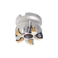 H690 FWN D2.5-10-1.0-R04 90°-Planfräser für doppelseitige H690 WNMU 0403- Trigon-Wendeschneidplatten mit 6 helikalen Schneidkanten