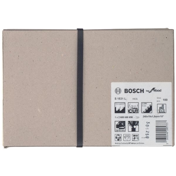 Sabre saw blade 1531 L