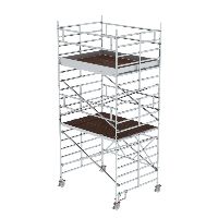 Összecsukható állványzathármas platformmal Platformmagasság 4,35 m