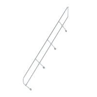 Druhé zábradlí pro schodiště 45° 13 schodů