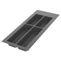 Cutlery tray LBX CLASSICO anthracite soft-touch, NL 550 mm