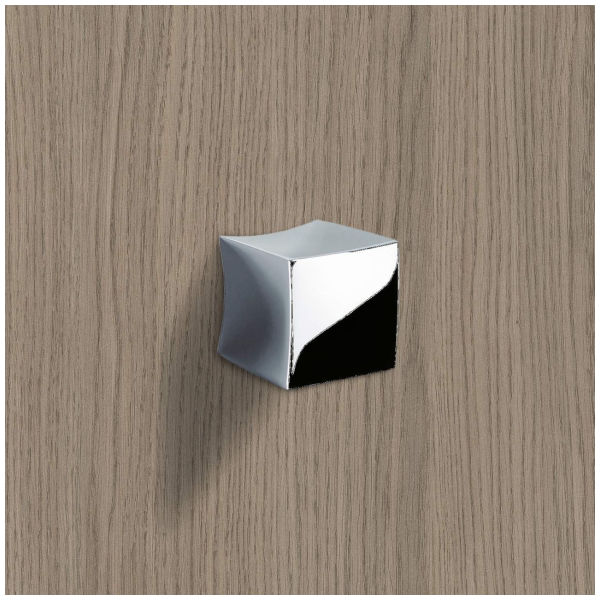 Hettich Bouton Alvito chromé brillant