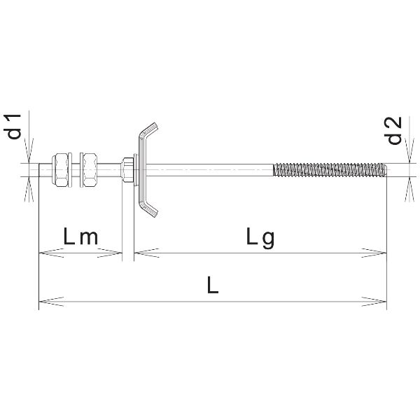 Solarbefestiger Typ BZ komplett ohne Kalotten A2 8x136