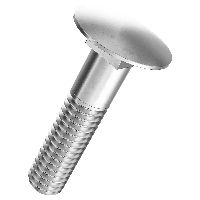 Truss-head bolts 4Kt without nuts DIN 603-A2