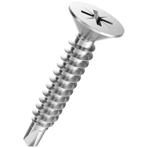 Vis autoperceuses à tête fraisée CF Z DIN 7504P-inoxydable A4