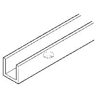 Hawa Junior 40-80-120/GP guide rail drilled length 6m