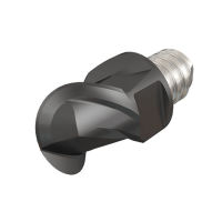MM EBA100B07-2T06 IC08 Têtes de fraisage hémisphériques carbure monobloc 2 dents haute-précision pour l’usinage de l’aluminium.