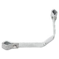 Double bracket zinc-plated