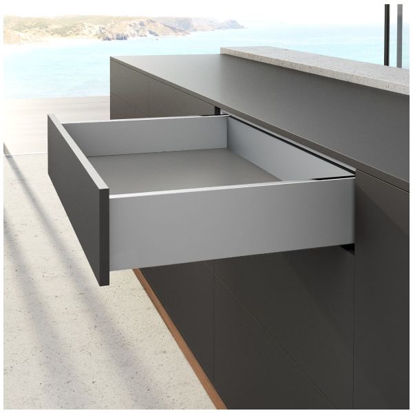 Hettich Huisserie AvanTech YOU H139 LN 600 mm ga/dr argent