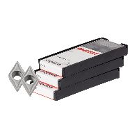 Płytka skrawająca DCMT do obróbki średnio dokładnej 30 sztuk, HBT020, wielk.: 070204