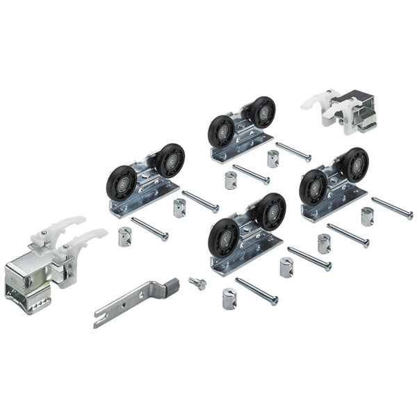 Hettich Garniture de porte coulissante TopLine 1 à 2 vantaux 75 kg