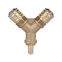 Distribuidor, 2 acoplamientos rápidos NW7, 2, boquillas NW7, 2-7, 8 G1/2