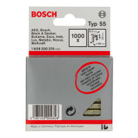 Schmalrückenklammer Typ 55, geharzt 6 x 1,08 x 23 mm, 1000er-Pack