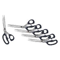 Pacchetto speciale 5x forbici da lavoro con rivestimento in titanio