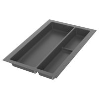 Multi-purpose insert LBX CLASSICO anthracite soft-touch, NL 500 mm