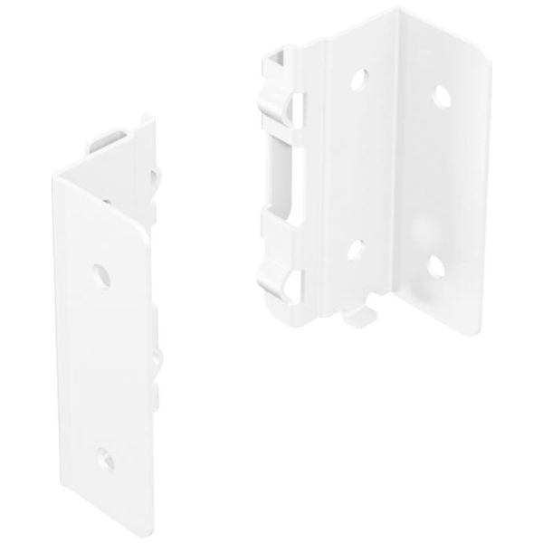 Hettich Connecteur AvanTech YOU Profilé de paroi arrière H101 gauche blanc