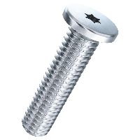 Cylinder screws hexalobe extremely low head 08.8 zinc plated blue