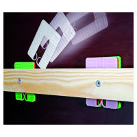 Mounting plate Euroclick with screw anchorage