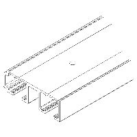 Hawa Clipo 16/26/36 double track perforated for screwing on