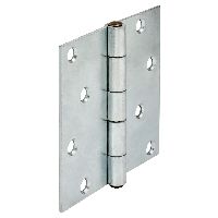 Hinge heavy wide galvanized blue perforated