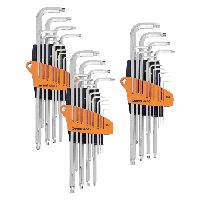 3 juegos de llaves acodadas para Torx®, con función de bloqueo MagicSpring®, Número de destornilladores: 13
