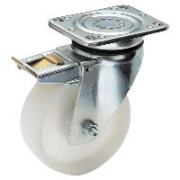 MAPO heavy duty swivel castor 578H with brake and screw-on plate