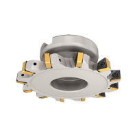 FDN D3.0-0.50-06-XN09 Full Slot Flange Type Slotting Cutters Carrying XNMU 0904 Square Inserts with 4 Right- and 4 Left-Hand Cutting Edges