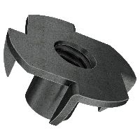 Einschlagmuttern mit 4 Spitzen Stahl