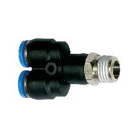 Y-vijak »modra serija«, vrtljiv, R 1/8 zunanji, Ø 4 mm