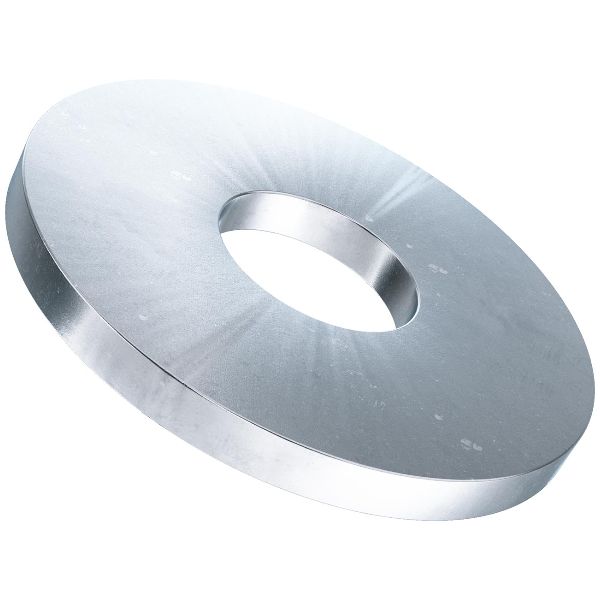 Rondelle senza smusso DIN 9021-acciaio 100 / 140 HV zincato blu