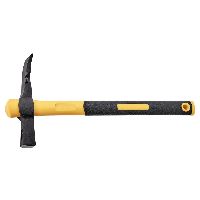 Maurerhammer 500 g mit Fiberglas-Stiel