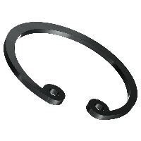 Sicherungsringe für Bohrungen Regel DIN 472-Federstahl schwarz