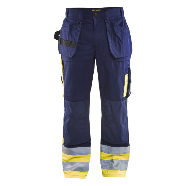 Pantalone High Vision blu marino / giallo 50