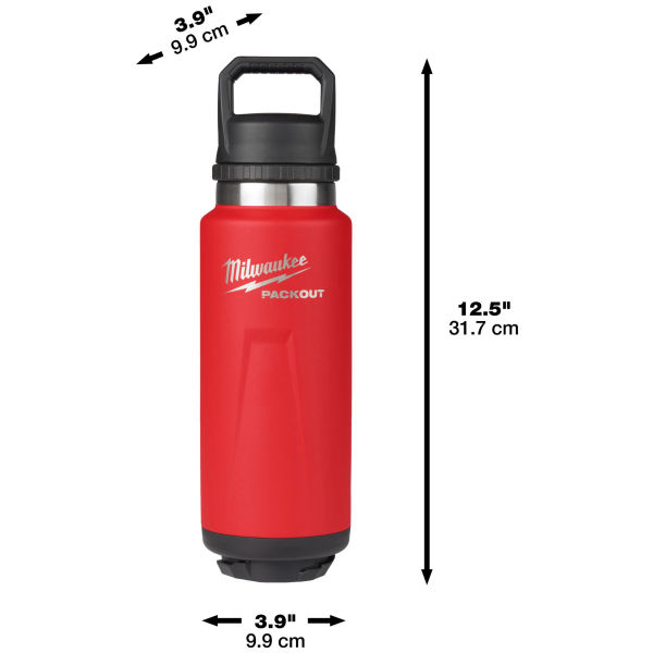 MILWAUKEE PACKOUT Bouteille rouge 1065 ml