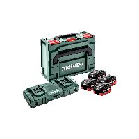 Basis Set 4 x LiHD 8.0 Ah + ASC 145 Duo + metaBOX 145