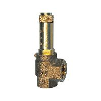 Varnostni ventil za vogal, nasičena para, G 1, odzivni tlak 5, 5 bar