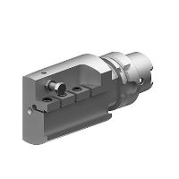 Cut-off block HSK T 100 axial left / H 32