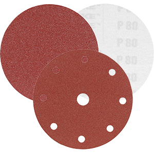 Velour-backed grinding discs